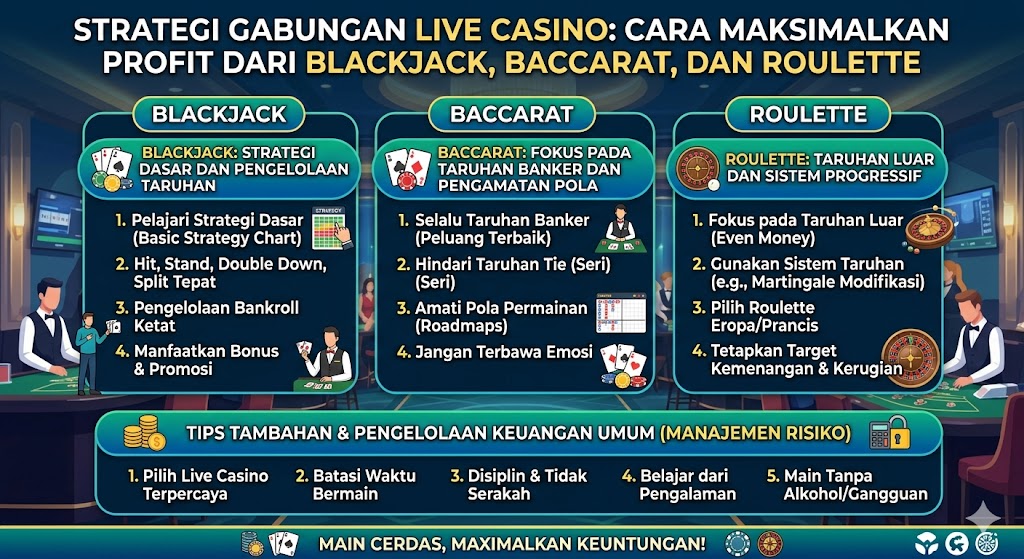 strategi live casino